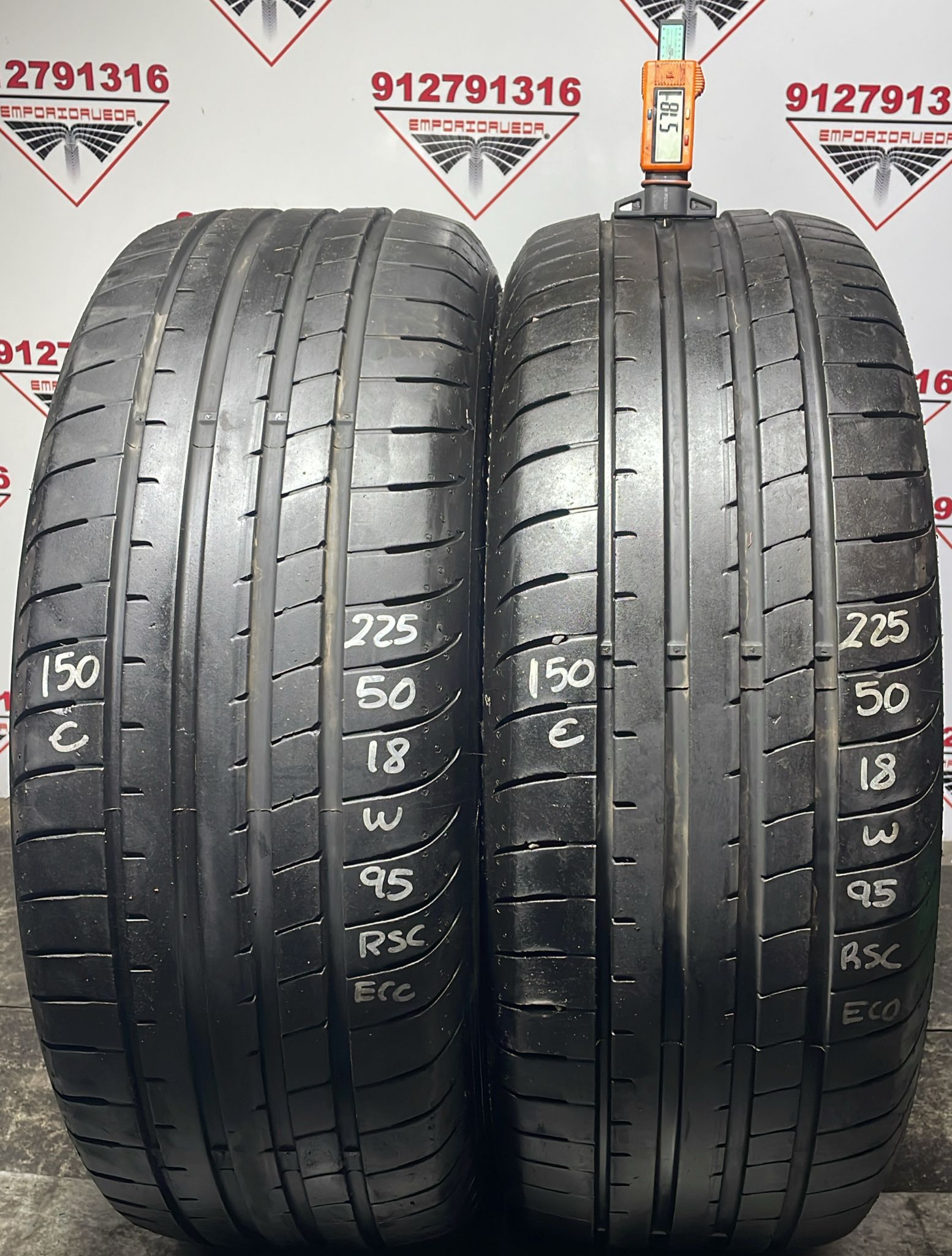 GOODYEAR EAGLE F1 ASYMMETRIC 3 USADO ECONOMICO RSC 225/50 R18 95 W